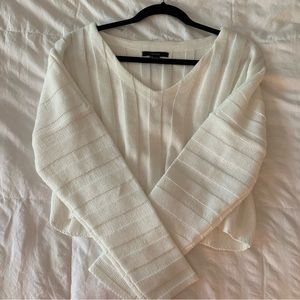 forever 21 white sweater